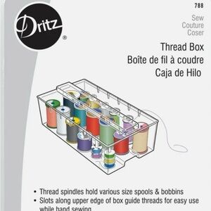 Dritz Clear Thread Box Organizer